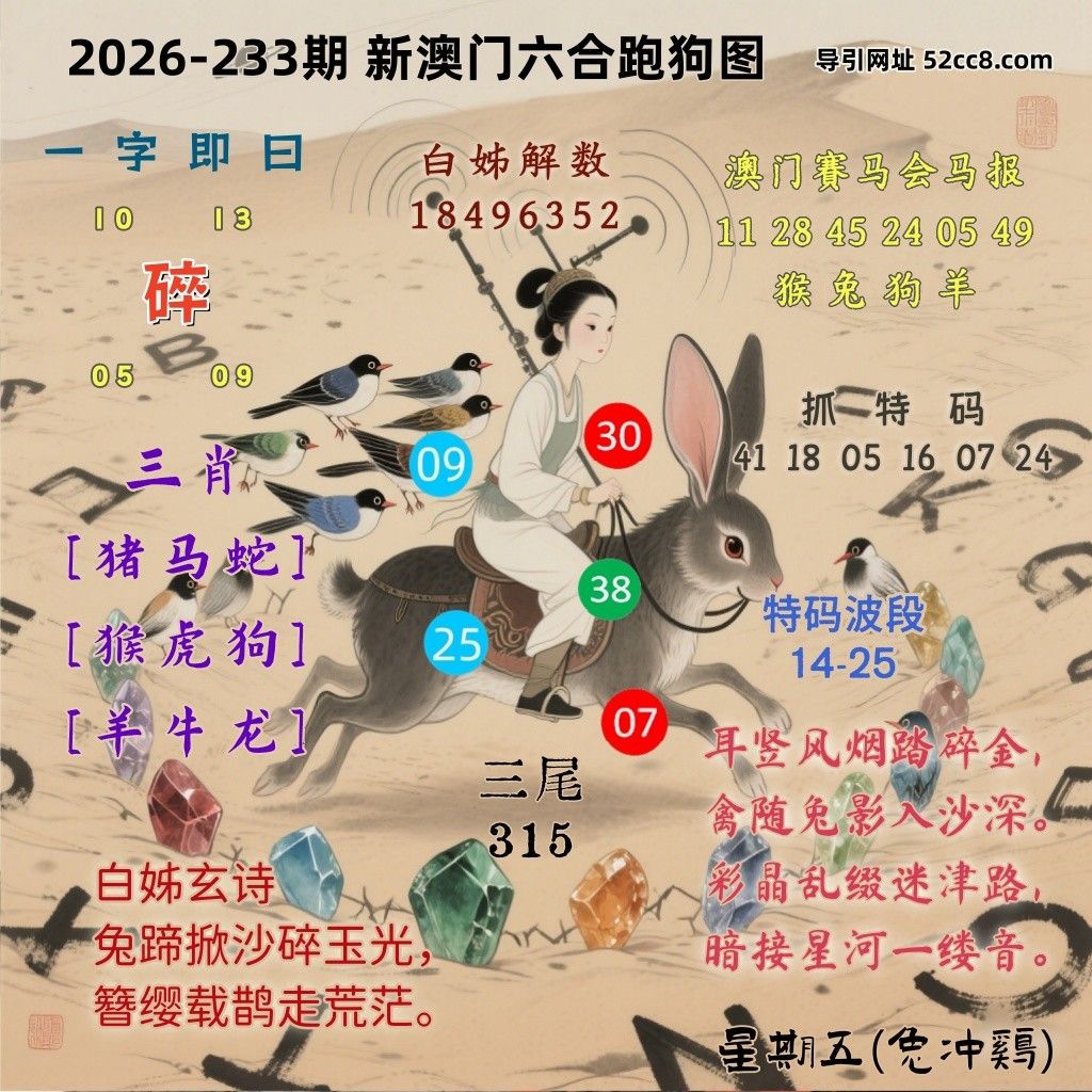 新澳门六合跑马图233期