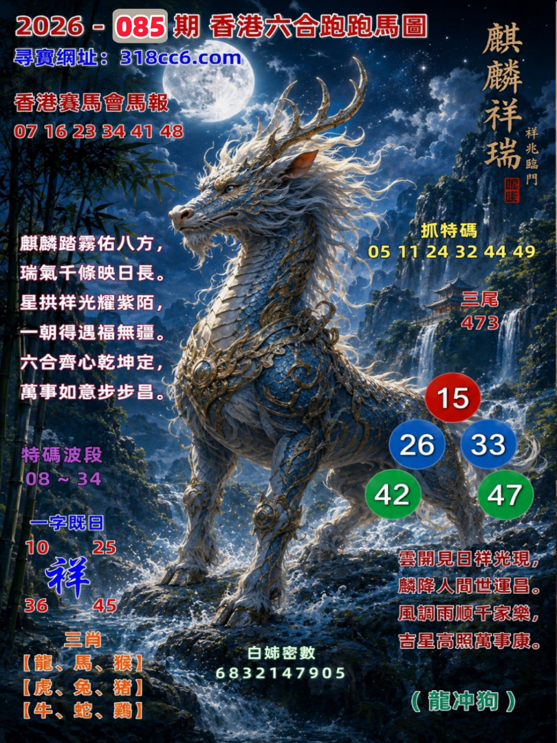 香港六合085期