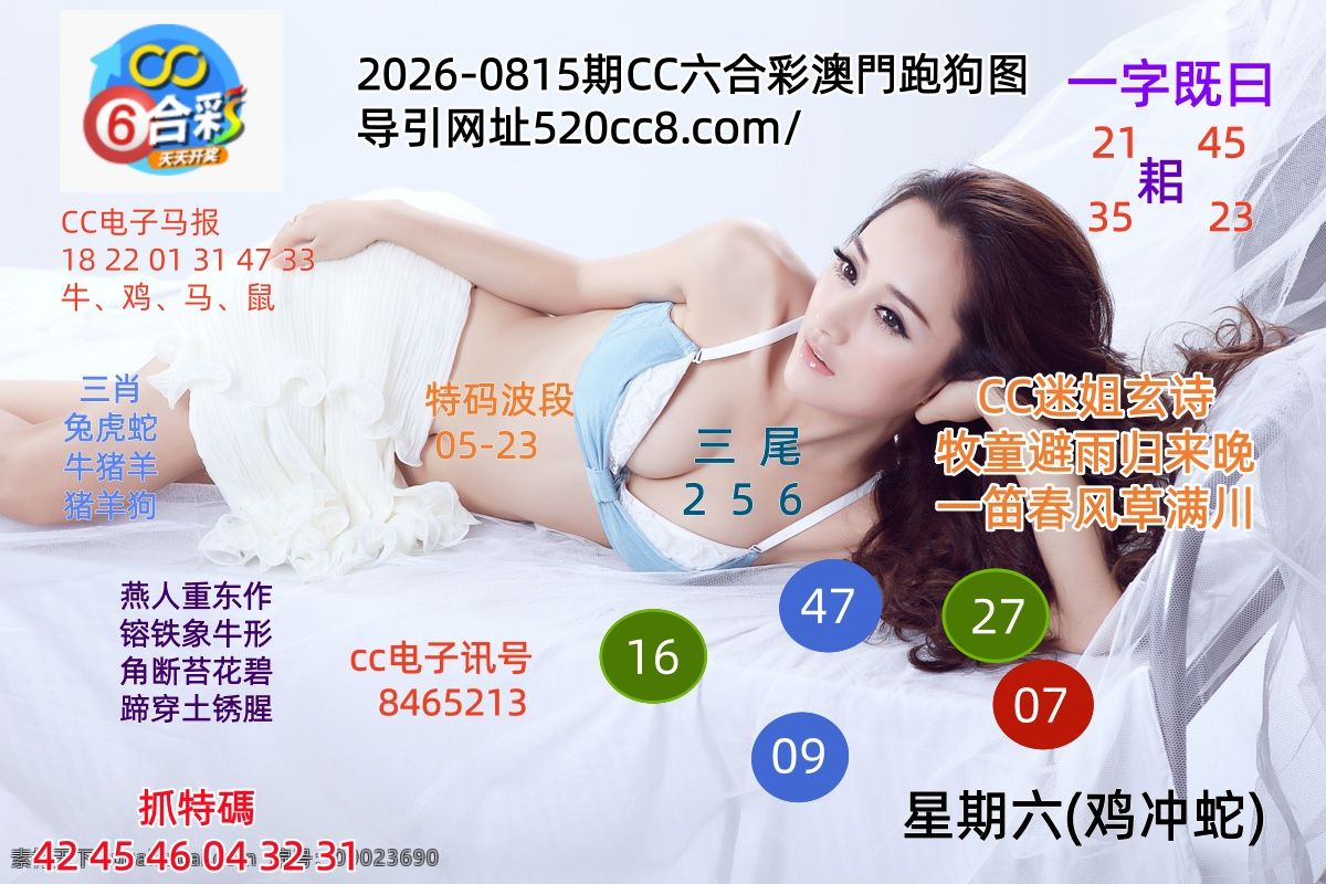 CC六合澳门跑马图0815期